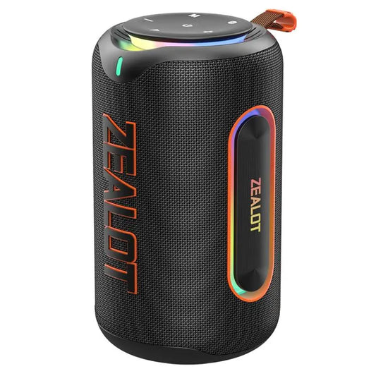 Zealot MP1 60W Portable Outdoor RGB Bluetooth Speaker  Black