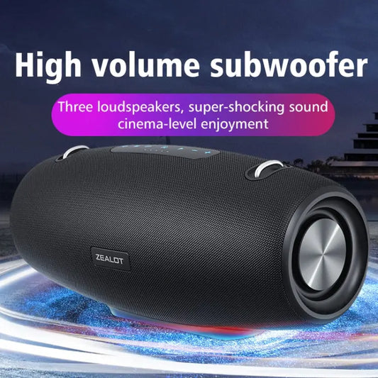 Zealot S67 60W High Power Portable Wireless Bluetooth Speaker, S67 - UTrano