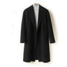 Men's Suit Collar Double Sided Wool Coat  