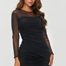  Short dress model 202953 Makadamia 