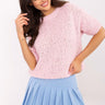  Short sleeve sweater model 206942 Italy Moda 