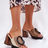  Heeled sandals model 212886 Step in style 
