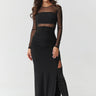  Long dress model 218306 Makadamia 