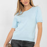  Short sleeve sweater model 223990 Factory Price 