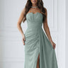  Long dress model 224634 Bicotone 