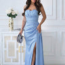  Long dress model 225366 Bicotone 