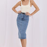  ~Spódnica jeansowa model 228027 Factory Price 