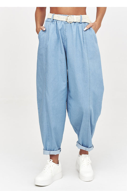  Women trousers model 228293 Makadamia 