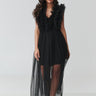  Evening dress model 228316 Makadamia 