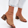  Heeled sandals model 228365 Step in style 