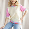  Short sleeve sweater model 178640 PeeKaBoo 