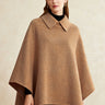 Long Woolen Cape Coat That Flatters Your Figure And Creates A Slimming Elegant Look  