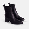 Brown Leather Ankle Boots Canna – Chelsea Boots With 6.5 Cm Block Heel
