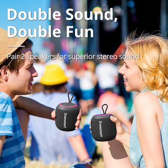 Tronsmart T7 Mini Outdoor Portable IPX7 TWS Bluetooth 5.3 Speaker with Balanced Bass Utrano