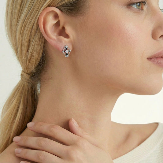 Celestial Cross Studs  