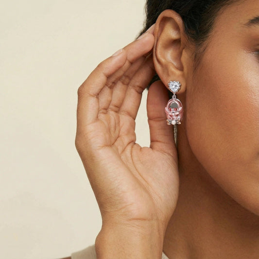 Kawaii Heart Drop Earrings  
